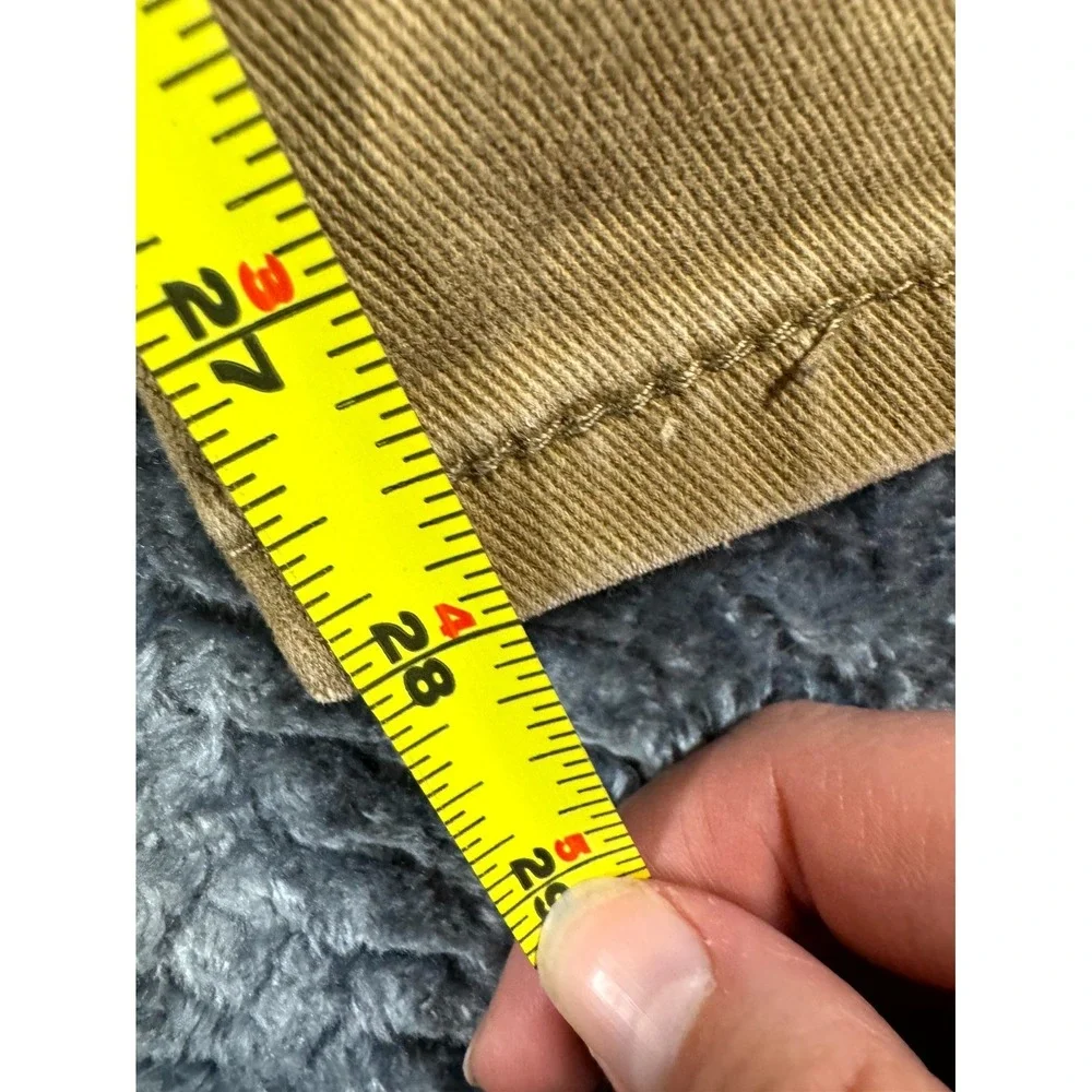 Levi's 513 Jeans Mens‎ 38x30 Brown Cotton Stretch Mid Rise Straight Leg Zip Fly